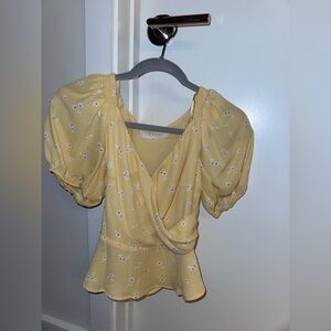 ASTR Yellow Blouse